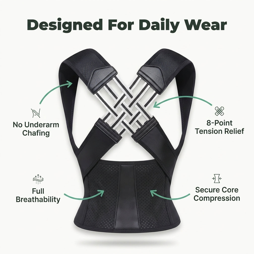Posture Support Brace - Effortless Posture and All-Day Comfort