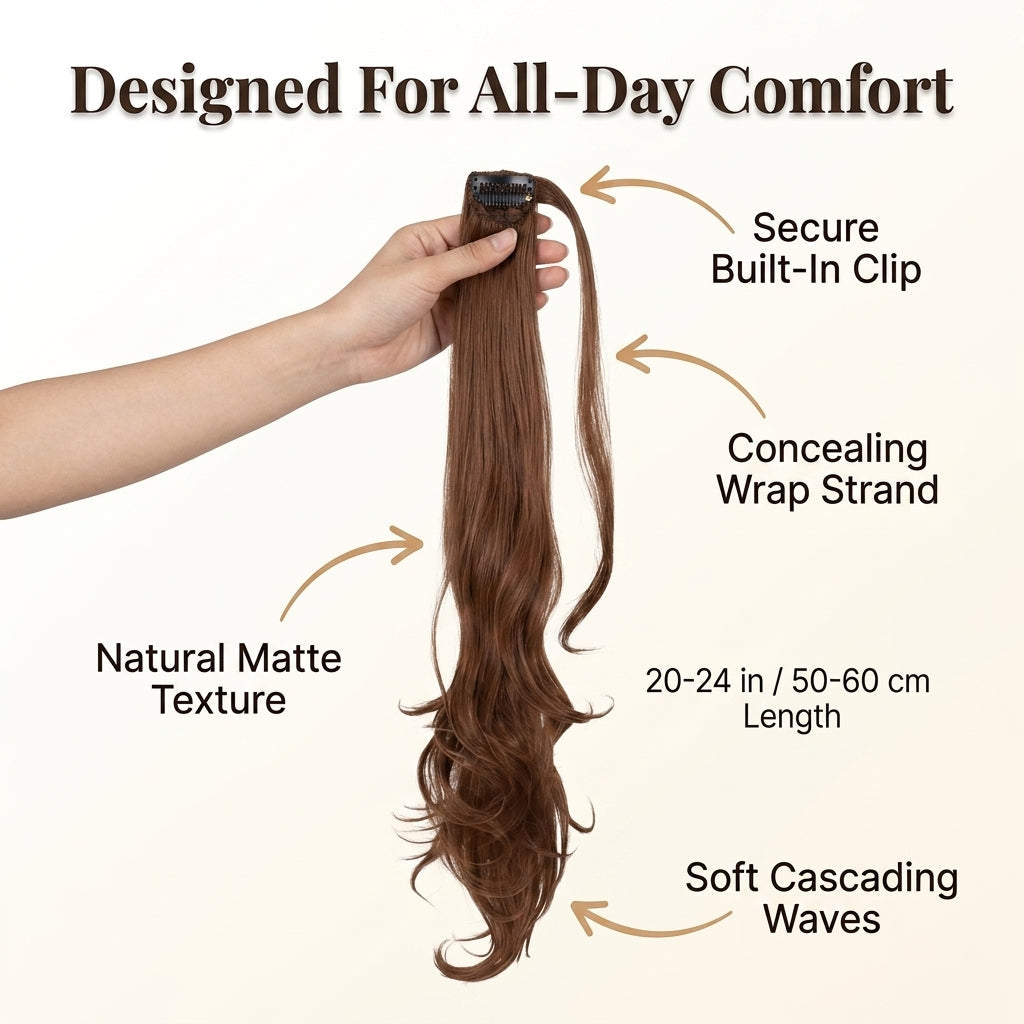 Ponytail Extension - Natural Look & Feel