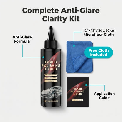 Car Window Restorer — Clearer Glass Without Streaks, Haze & Stubborn Water Spots