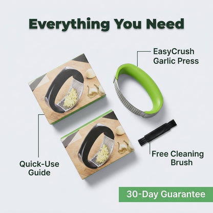 Rocking Garlic Press — Mince Garlic Faster Without Hand Strain