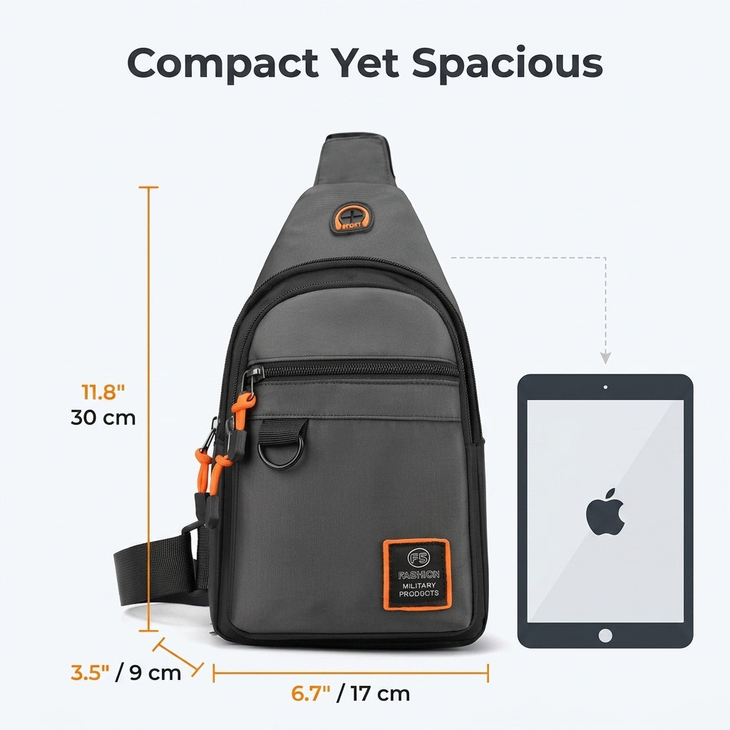 Multi-Compartment Crossbody Bag — Carry Essentials Without Bulky Backpacks