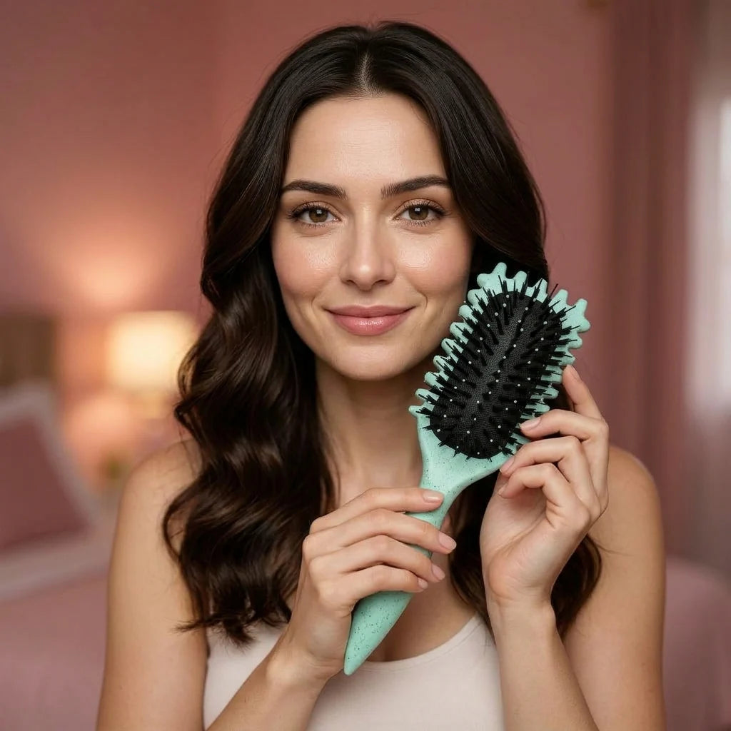 Anti-Frizz Curl Styling Brush — Defined Curls Without Frizz Or Pulling