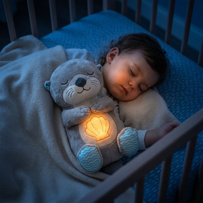 Breathing Otter Sleep Plush — Calming Bedtime Comfort Without Harsh Lights Or Screens