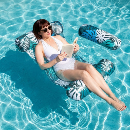 Inflatable Water Hammock Lounger — Float, Relax & Stay Cool Without Bulky Pool Floats