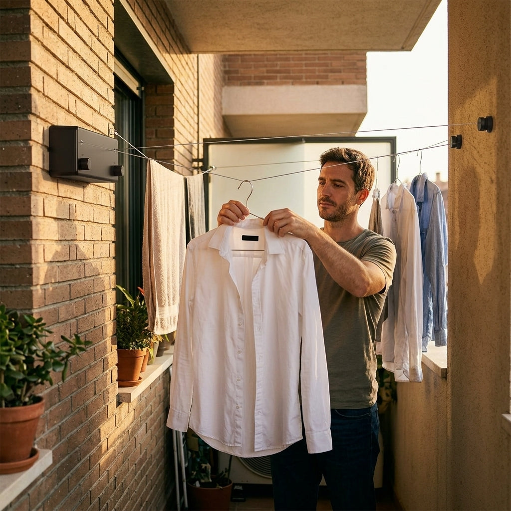 Retractable Clothesline — Dry More Laundry Without Losing Space