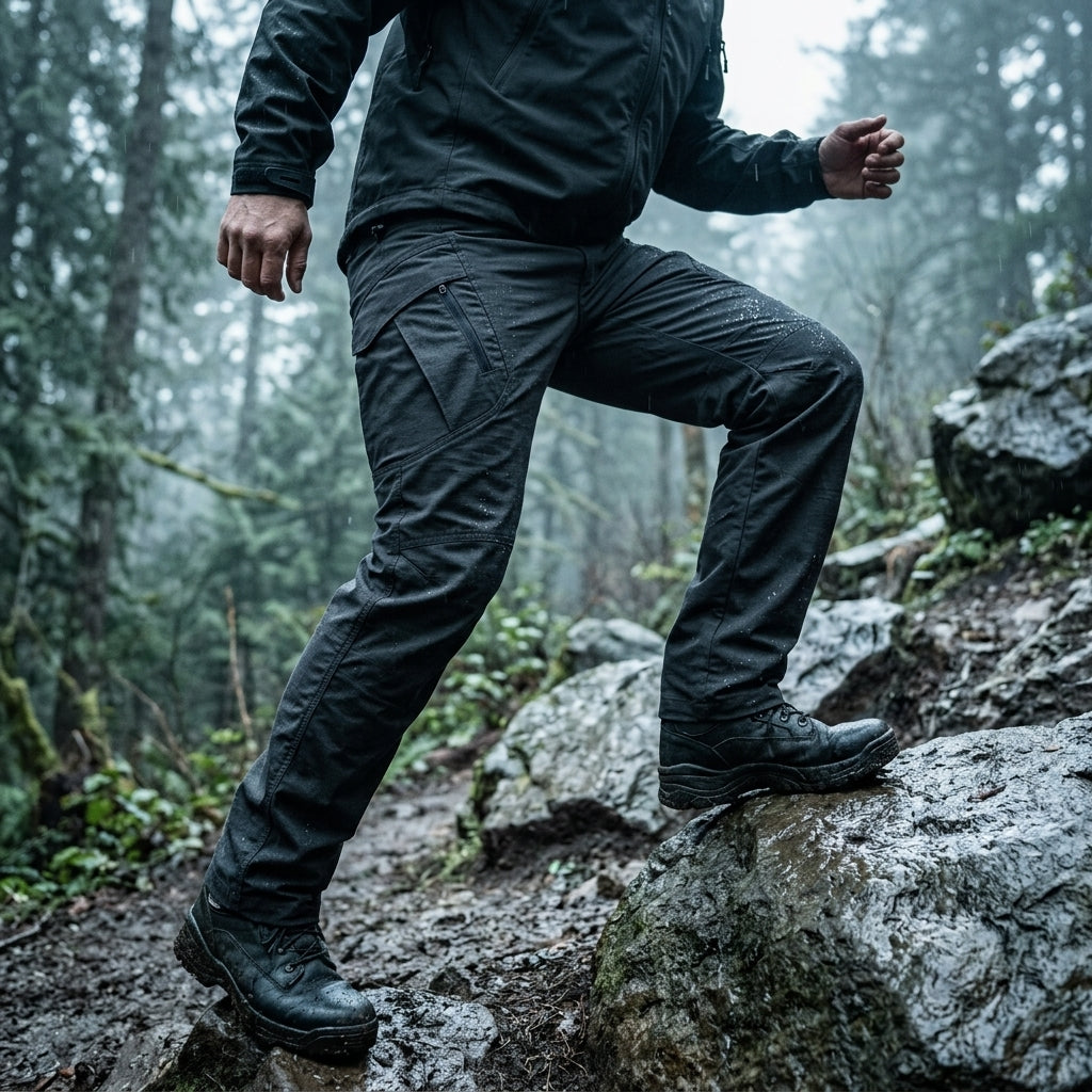 Men’s Waterproof Utility Pants — Outdoor Protection Without Stiff, Heavy Pants