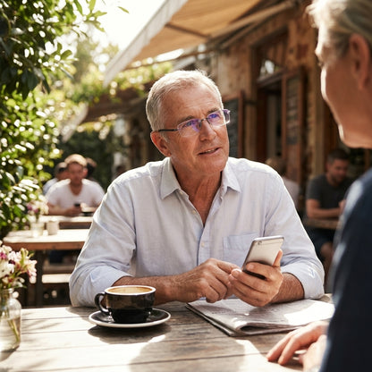 Ultralight Progressive Reading Glasses — Clearer Reading Without Heavy Frames
