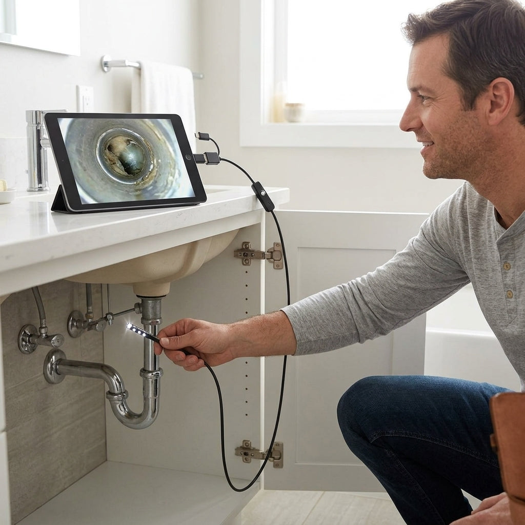 Waterproof Endoscope Camera — Inspect Tight Spaces Without Taking Things Apart