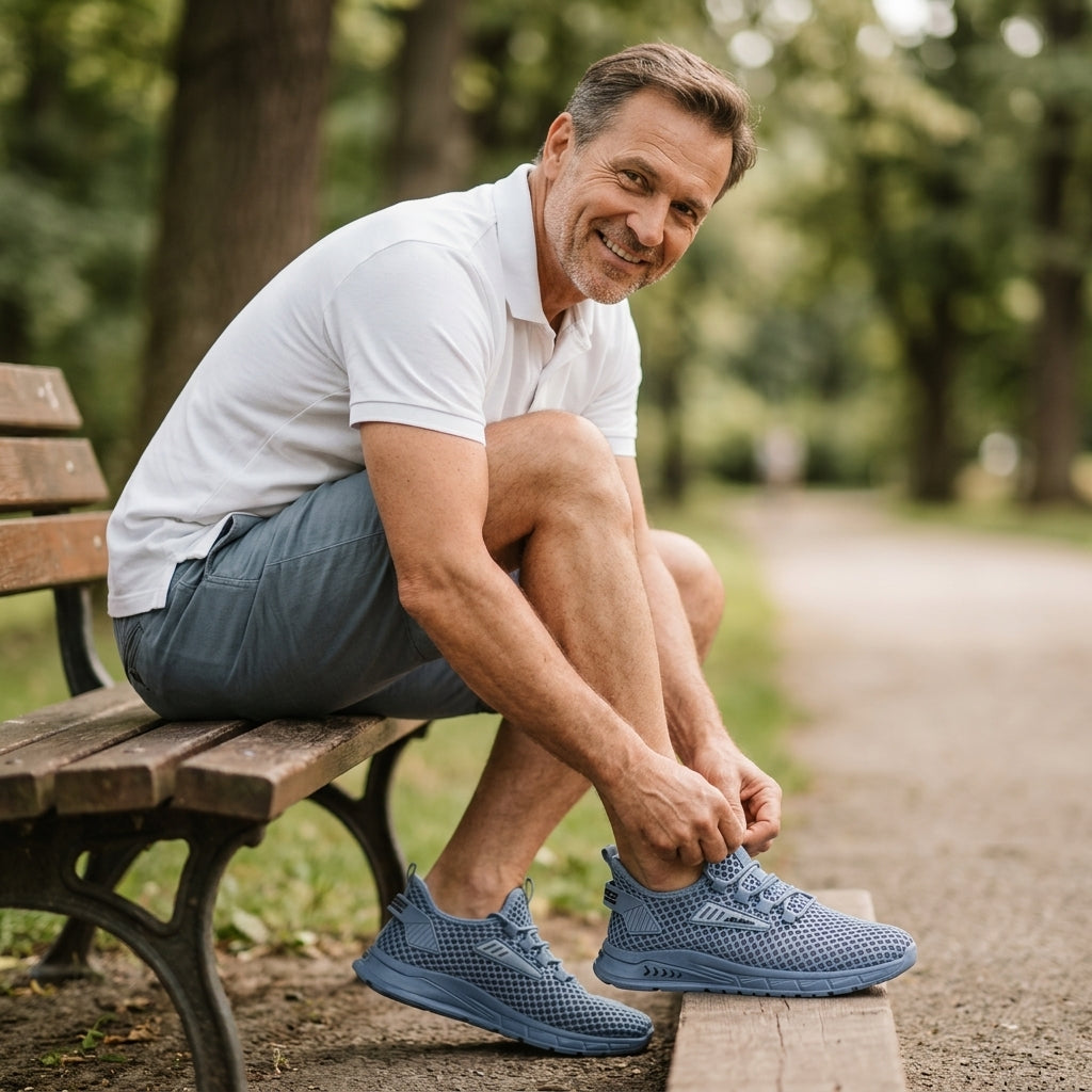 Breathable Mesh Sneakers — All-Day Comfort Without Heavy Shoes