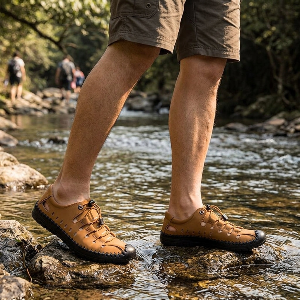 Casual Leather Sandals — Cool Summer Comfort Without Heavy Shoes