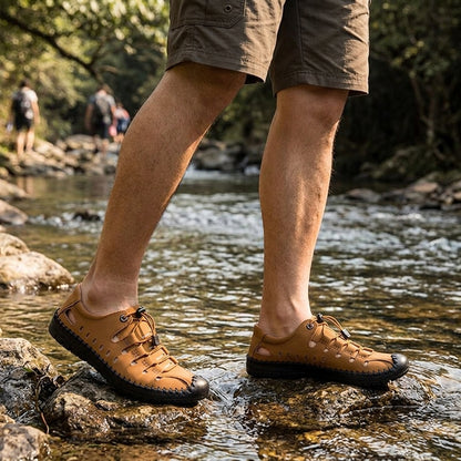Casual Leather Sandals — Cool Summer Comfort Without Heavy Shoes