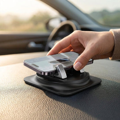 Dashboard Car Phone Mount — Hands-Free Viewing Without Vent Clips Or Suction Cups
