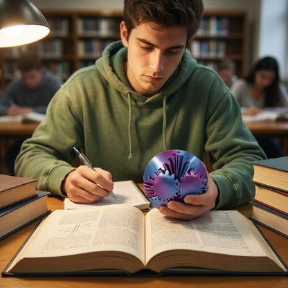 Twisting Gear Globe — Stress-Relief Fidgeting With Mesmerising Mechanical Motion