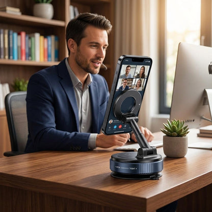 360° Foldable Magnetic Car Phone Mount — Stable Phone Viewing Without Bulky Holders