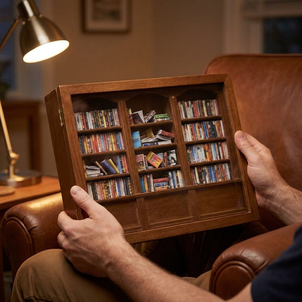 Miniature Anxiety Bookshelf — A Satisfying Reset Ritual For Restless Hands