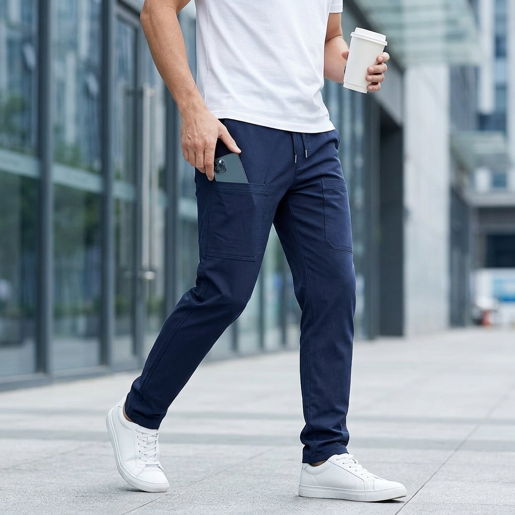 High-Stretch Cargo Pants — Everyday Utility Without Stiff, Restrictive Pants
