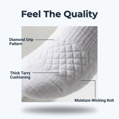 Low-Cut No-Show Sports Socks — Dry, Cushioned Comfort Without Bulky Socks