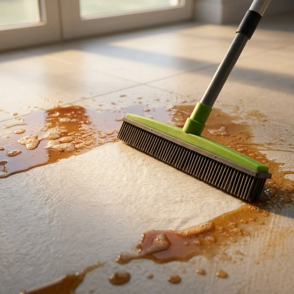Pet Hair Removal Broom — Lift Stubborn Fur Without Vacuums, Sticky Rollers, Or Endless Sweeping