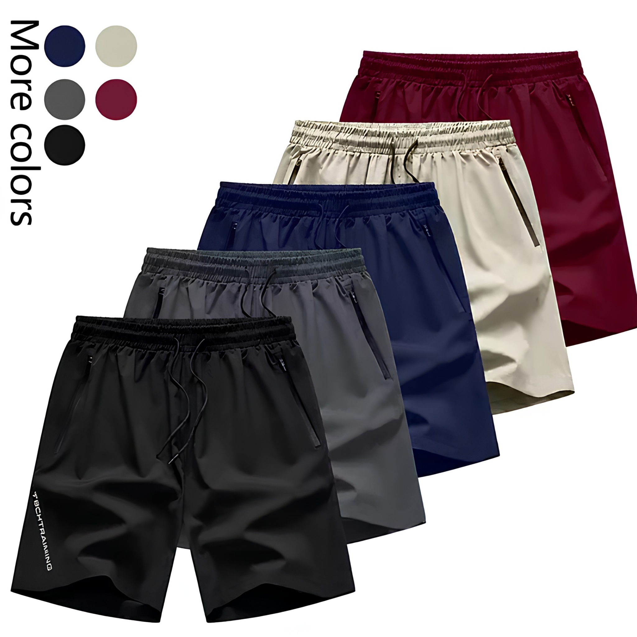 5-Pack Quick-Dry Athletic Shorts — Stay Cool Without Looking Too Casual