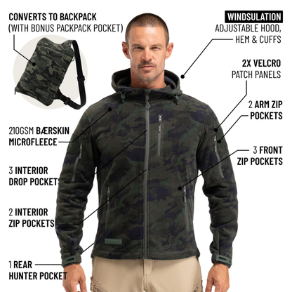 Convertible Backpack Hoodie — Warm When You Need It, Hands-Free When You Don’t