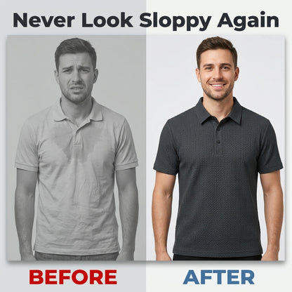 Textured Comfort Polo Shirt — Clean Style Without Heavy Fabric