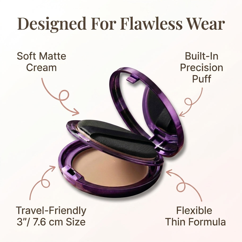 40-Shade Soft Matte Concealer — Even Skin Tone Without Midday Creasing