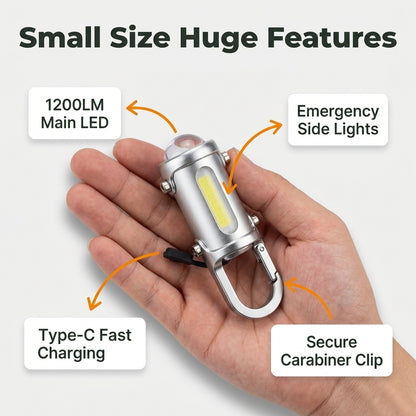 Rechargeable Mini Keychain Flashlight — Powerful Everyday Lighting Without Carrying A Bulky Torch