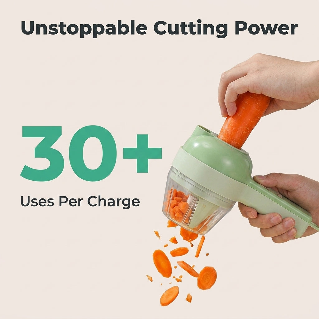 4-in-1 Kitchen Chopper — Chop, Mince & Prep In Seconds