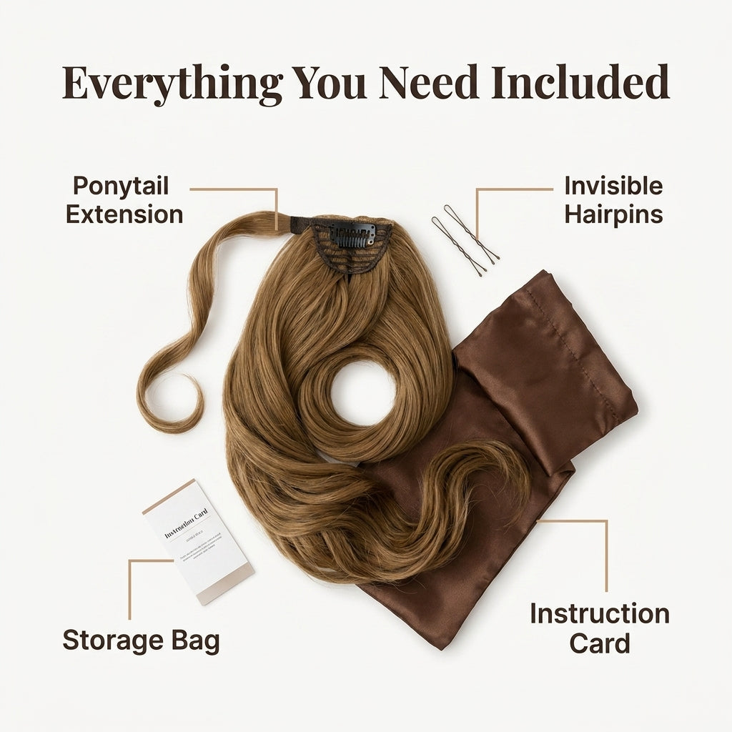 Ponytail Extension - Natural Look & Feel