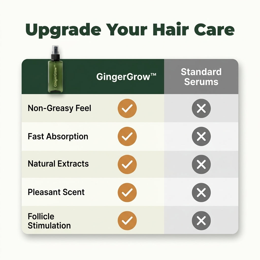 Ginger Hair & Scalp Spray — Support Fuller-Looking Hair Without Heavy, Greasy Treatments