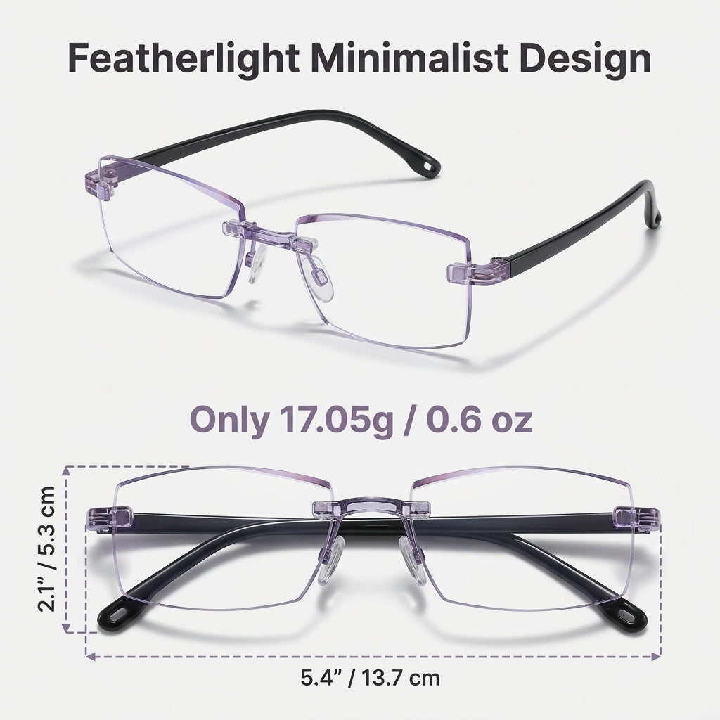 Ultralight Progressive Reading Glasses — Clearer Reading Without Heavy Frames