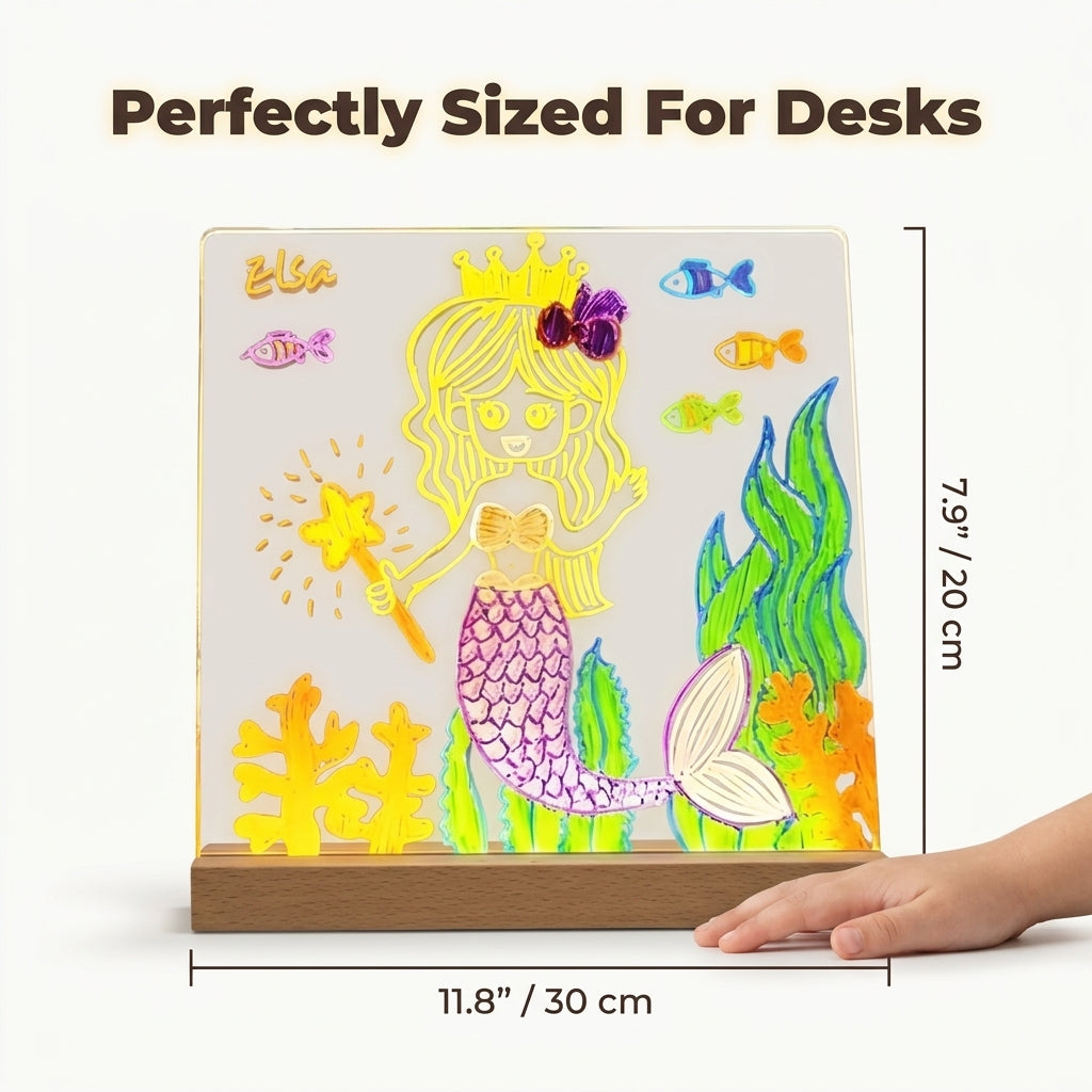 LED Glow Drawing Board — Creative Light-Up Fun Without Messy Paint