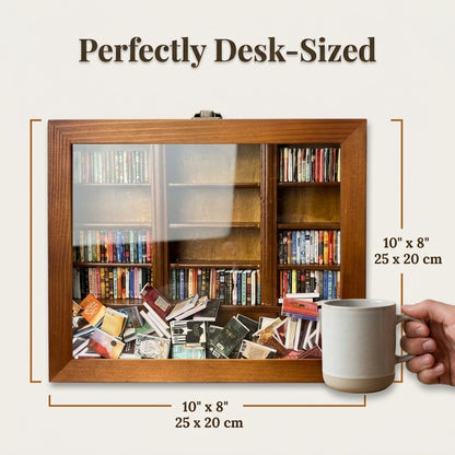 Miniature Anxiety Bookshelf — A Satisfying Reset Ritual For Restless Hands