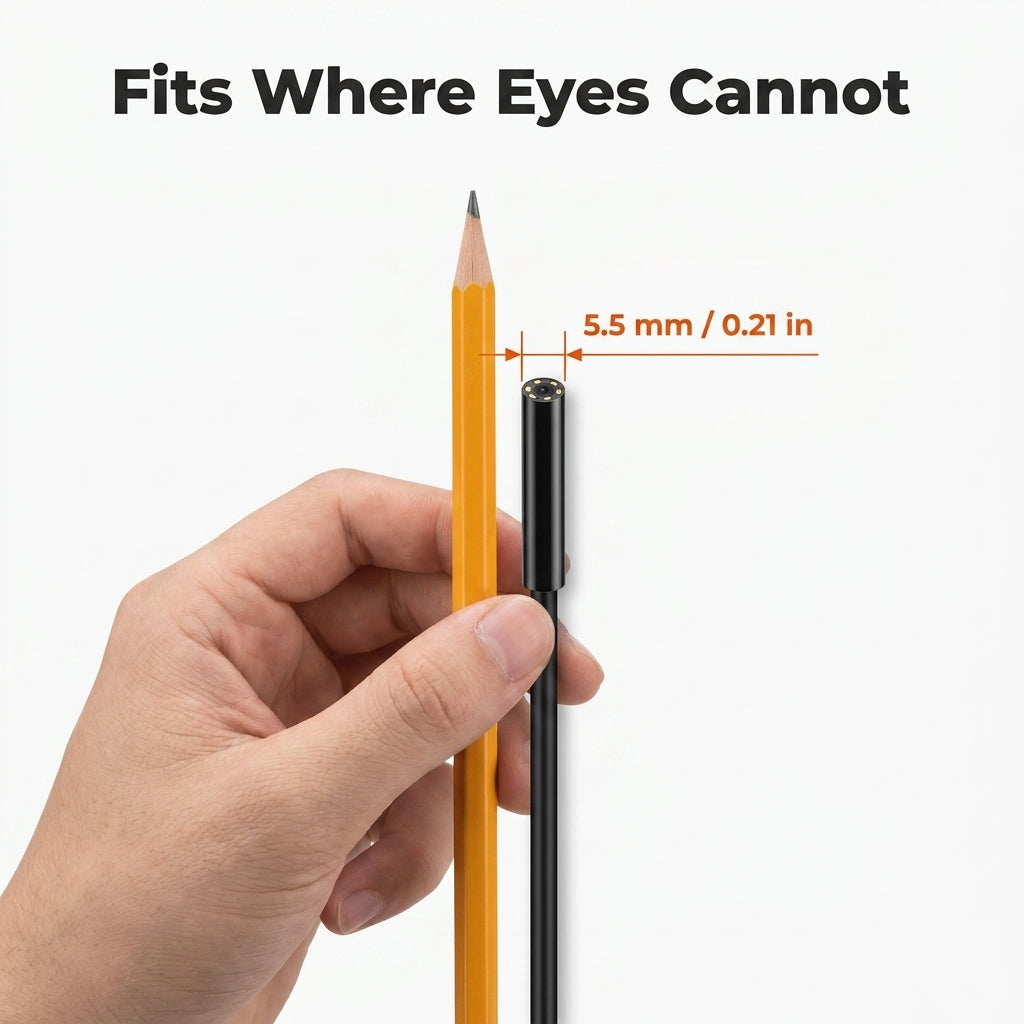 Waterproof Endoscope Camera — Inspect Tight Spaces Without Taking Things Apart