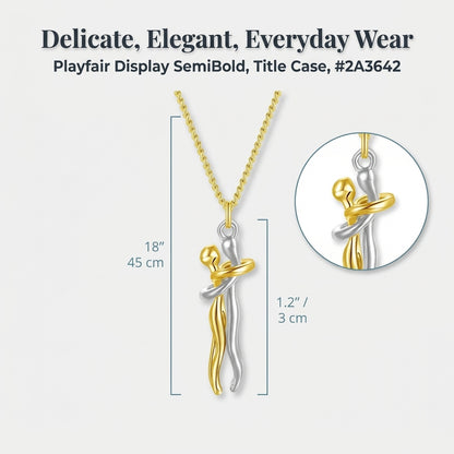 Hug Pendant Necklace — A Meaningful Reminder Of Someone You Love