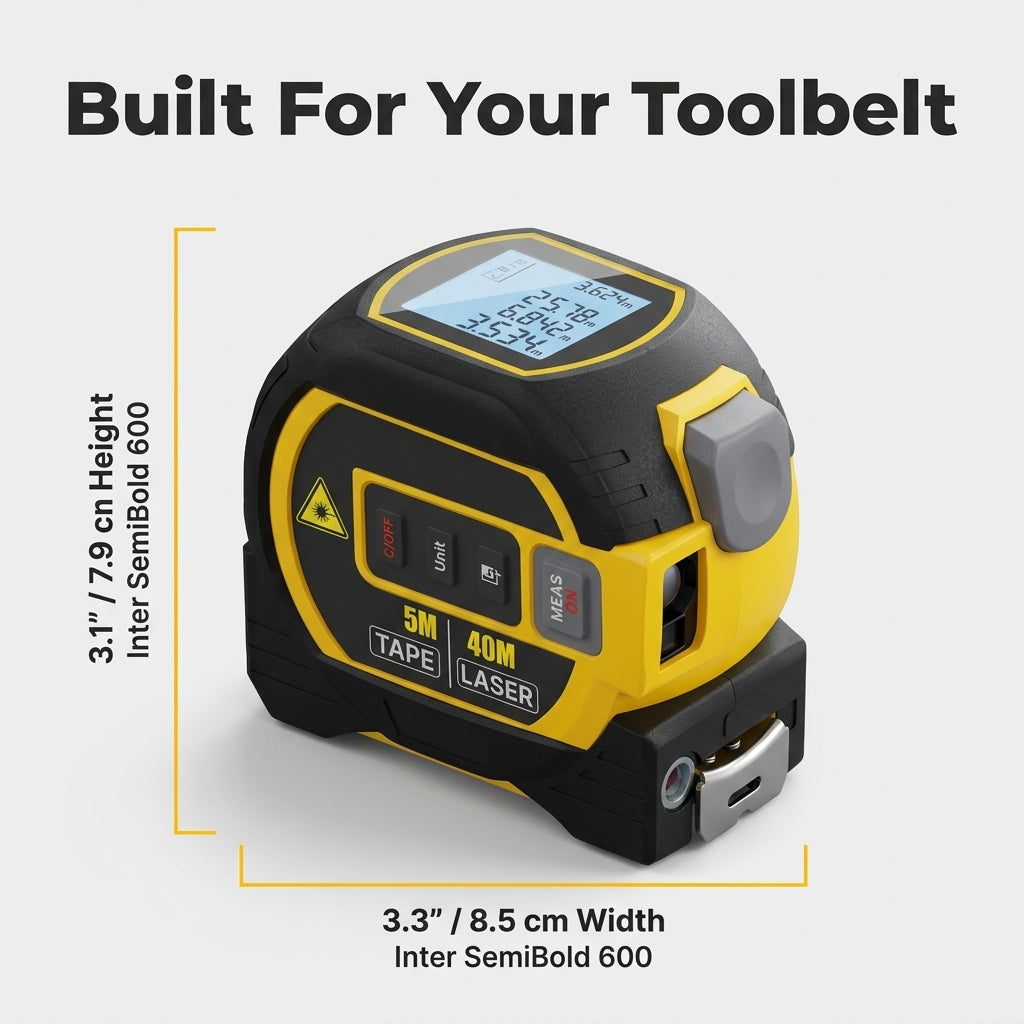 Digital Laser Measuring Tool — Measure Faster Without Second-Guessing Every Cut