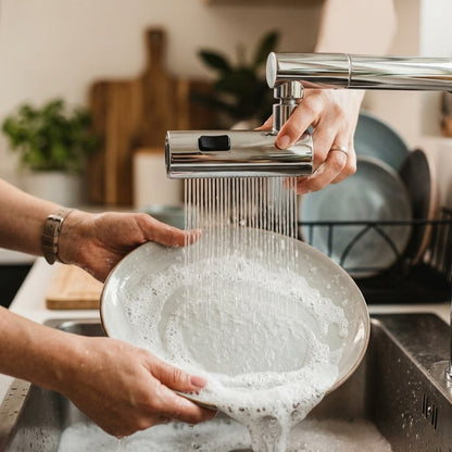 Waterfall Kitchen Faucet Attachment — Wider Rinsing Without Replacing Your Faucet