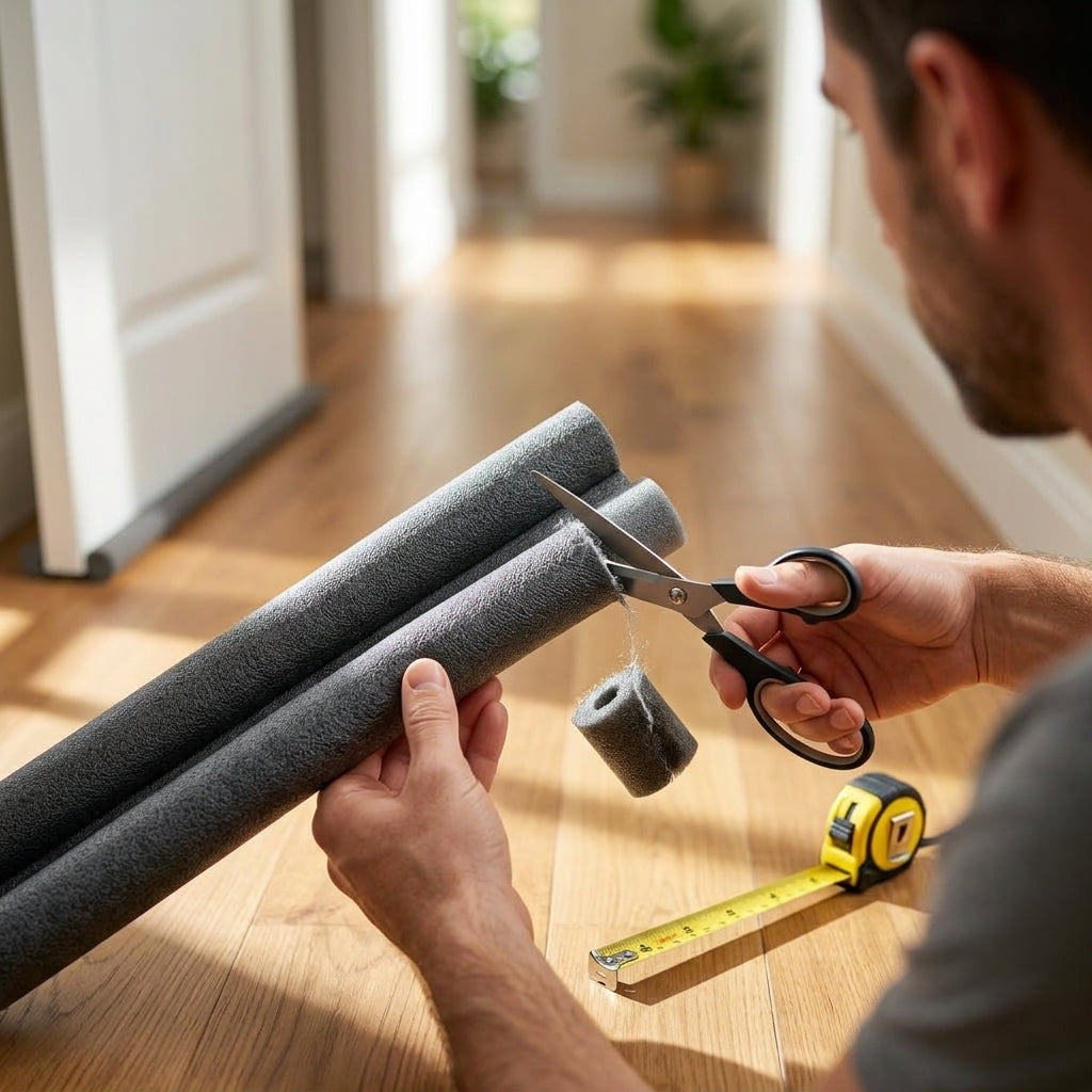 Door Bottom Seal Strip — Block Drafts, Pests & Noise Without Damaging Your Door