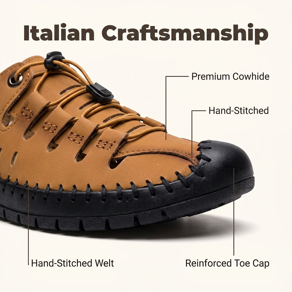 Casual Leather Sandals — Cool Summer Comfort Without Heavy Shoes