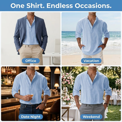Men’s Cotton Casual Shirt — Clean Summer Style Without Feeling Stiff