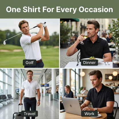 Quick-Dry Short-Sleeve Lapel Shirt — Stay Cool Without Looking Too Casual