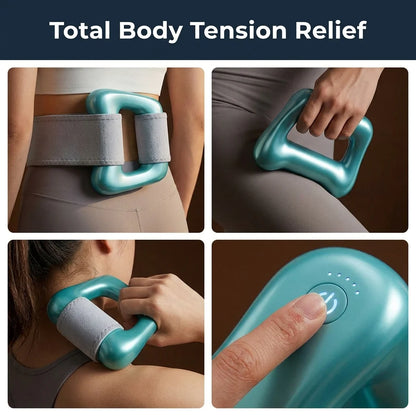Heated Percussion Massager Belt — Relieve Muscle Tension Without Expensive Massage Sessions