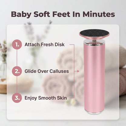 Electric Foot File — Smooth Rough Heels Without Salon Visits