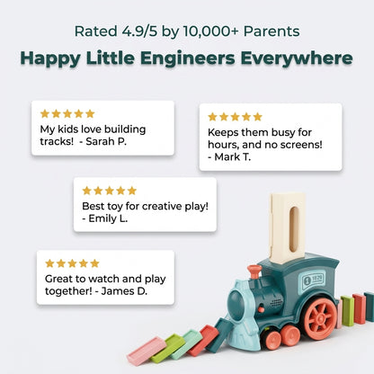 Domino Train Toy — Screen-Free Learning Through Colourful Chain Reactions
