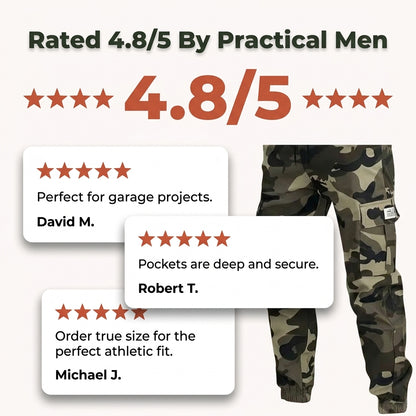 Casual Camo Work Pants — Practical Storage Without Bulky Workwear