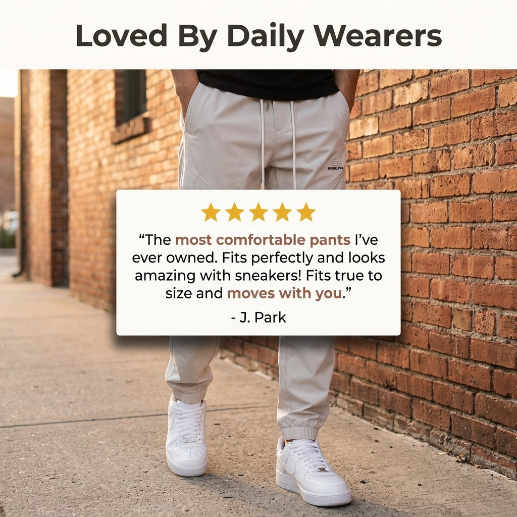 Stretch Cargo Joggers — Streetwear Style Without Stiff Pants