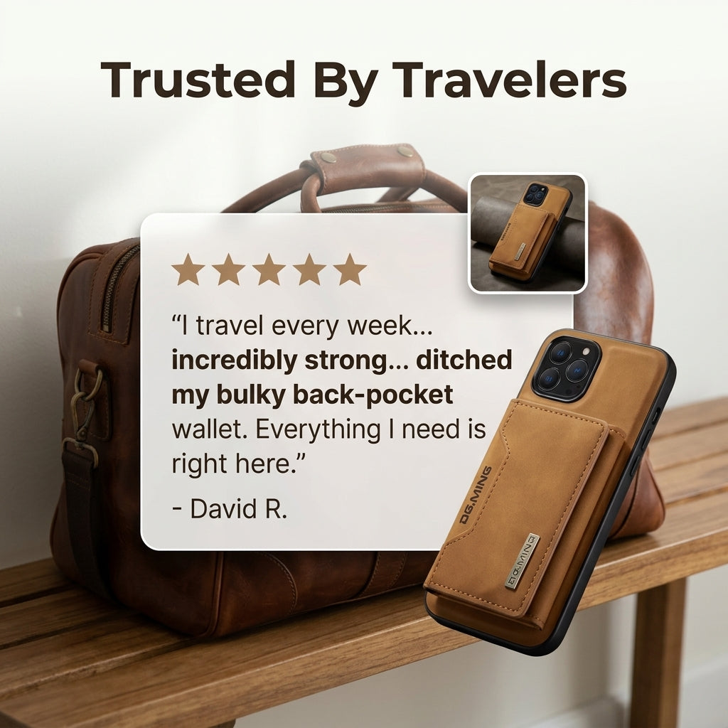 Detachable 2-in-1 Wallet Phone Case — Protect Your Phone & Carry Cards Without A Bulky Wallet