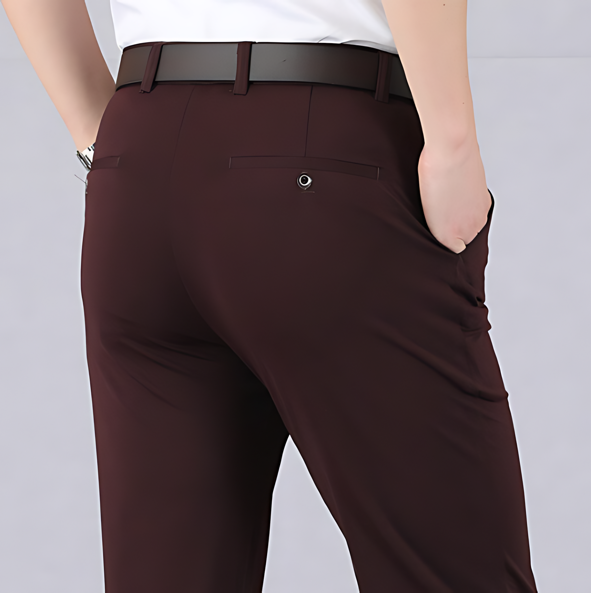 Wrinkle Free Stretch Pants - Breathable and Durable Performance Fabric