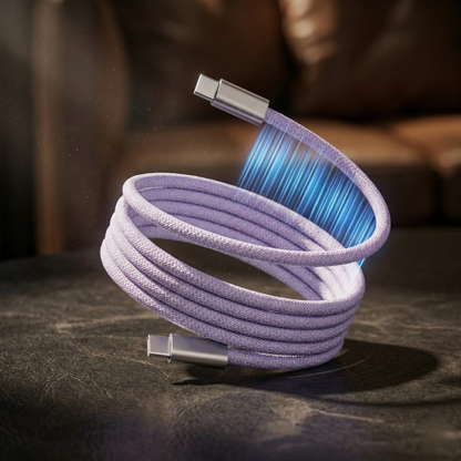 Magnetic Anti-Tangle Charging Cable — Fast Charging Without The Cable Clutter