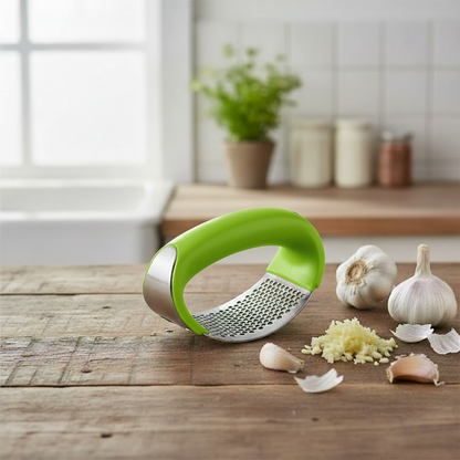 Rocking Garlic Press — Mince Garlic Faster Without Hand Strain